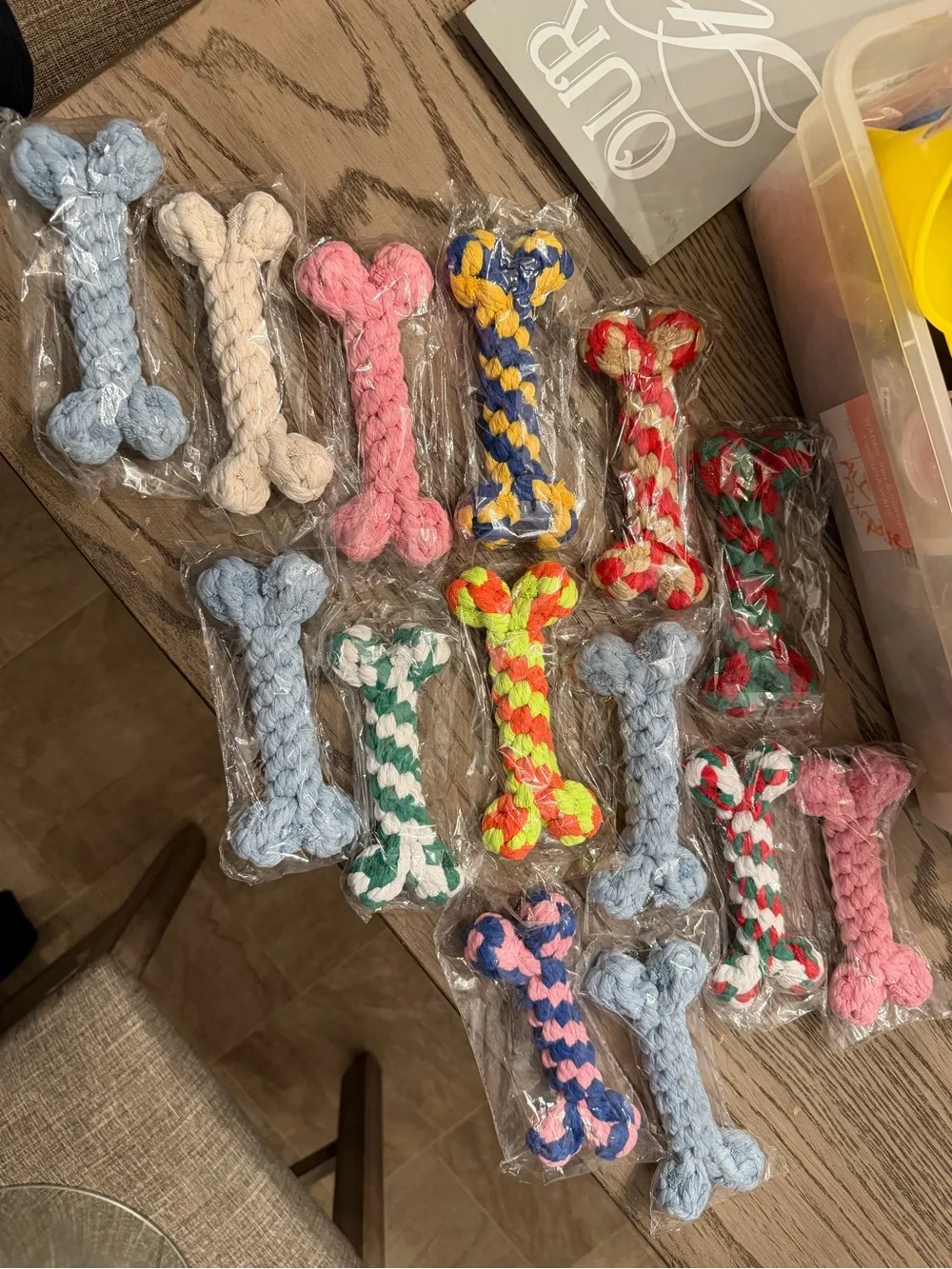 Woven Dog Bone Toy